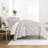 Patterned Ultra Soft 3 Piece Duvet Cover Set - Serenity-102747219-102747223