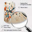 Horloge murale cylindrique rose Mid-Century Whimsical Wonders III - Mid-Century-105422476