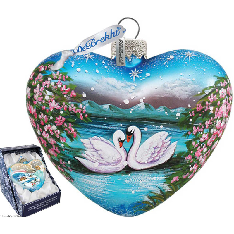 3.5'' Handmade Glass Hanging Figurine Ornament