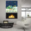 Art mural en verre épique «Three Kings Journey» par Elle Media Group SA, 36 po x 36 po-2110752206