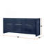 Ensemble de meuble-lavabo double 80 po X P 20 po D, avec plateau en quartz blanc