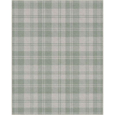 Tapis vert tissé à plat Kehr