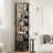 Narrow Bookshelf Tall Skinny Bookcase 6 Tier Storage Rack-360706838