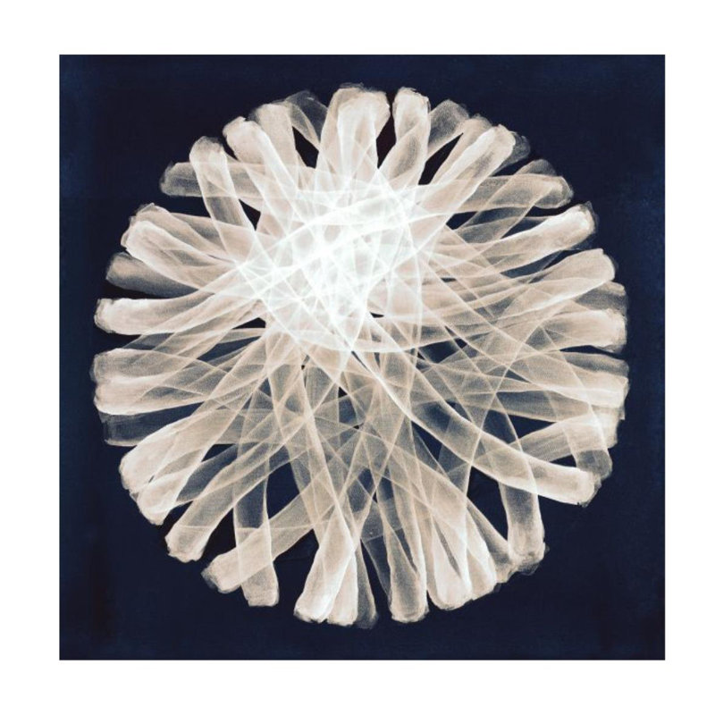 Scent Of Dandelion II Painting by Janice Sadler, 40" H x 40" W x 1.5" D, Glass Coat