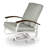 Askar Swivel Powder Coated Aluminum Outdoor Lounge Chair-19643681-19643679-19643680