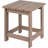 Adirondack Square Outdoor Side Table, Pool Composite Patio Table,HDPE End Tables For Backyard,Pool, Indoor Companion, Easy Maintenance & Weather Resistant
