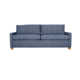 Louisa 87" Square Arm Sofa Bed with Reversible Cushions with USB