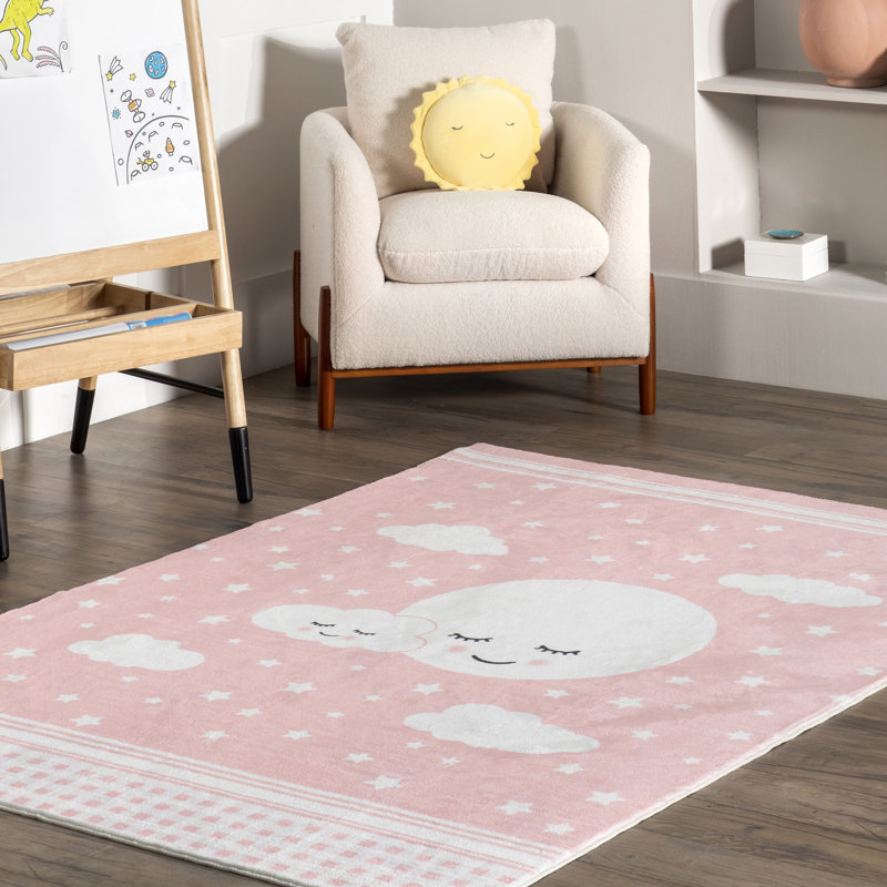 Tapis pour enfant Peaceful SpinClean Night, Rectangle 3 pi x 5 pi