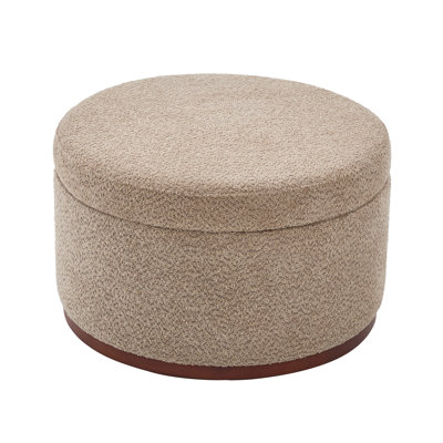 Modern Minimalist Upholstered Storage Ottoman With