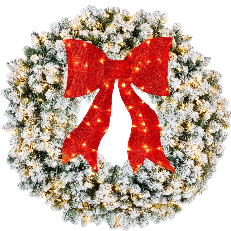 Christmas Wreath, 36" H x 36" W