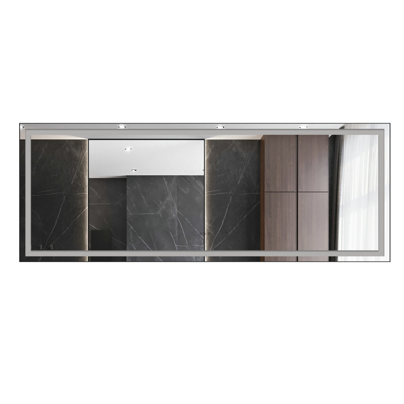 Miroir de salle de bain, 36 po x 96 po