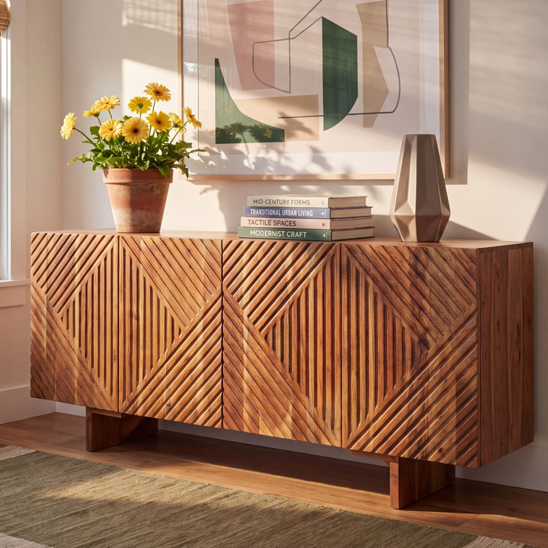 Juara 68.2" Wide Sideboard, Oak