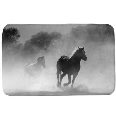 Tapis pour salle de bain galloping à cheval Artoria