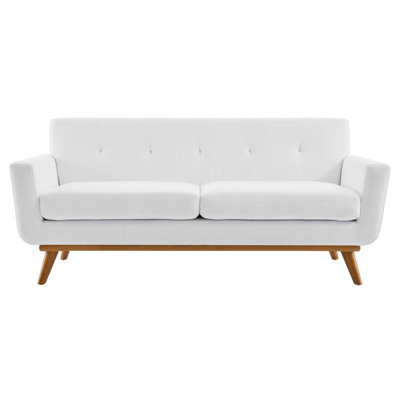 Causeuse rembourrée et revêtue de tissu Engage de Modway