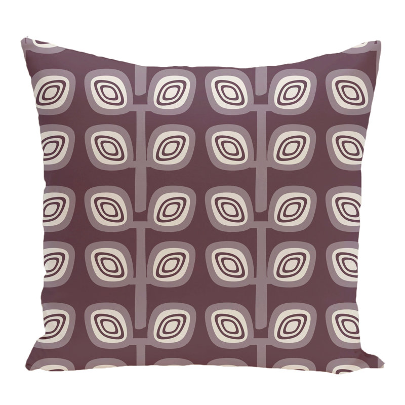  Housse de coussin carré et insert, H 16 po x l 16 po, Violet