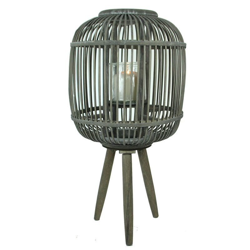 Lanterne en bois,  Gris