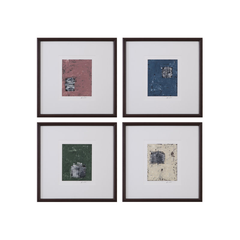 Dual Dichotomie, ensemble de 4 reproductions encadrées - Édition limitée signée