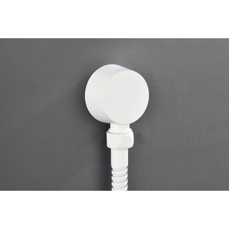 Barre de douche avec pomme de douche coulissante et tuyau de 69 po - Connexion attrayante en acier inoxydable de conception supérieure