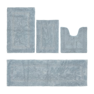 Ensembles de tapis pour salle de bain 100% coton Adelen Premium, lavables à la machine, super absorbants et tissés et touffetés
