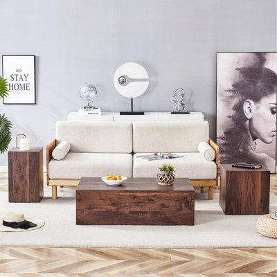 Ensemble de tables basses en bois et bois aggloméré - un choix pour une harmonie moderne.