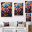 «Abstract Roses Exploded Beauty» sur toile-1276005301-1276005306
