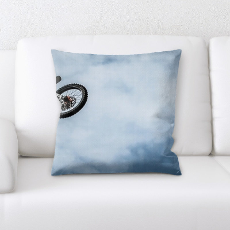 Microsuede Reversible Throw Pillow