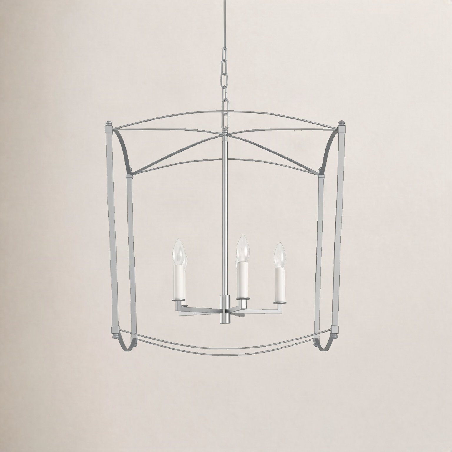 Olive 5-Light Chandelier, Polished Nickel