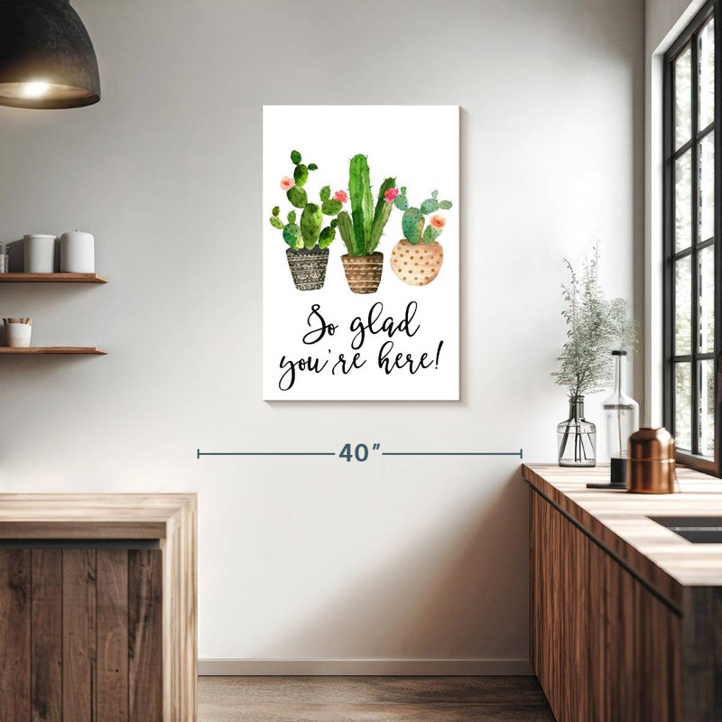 Harnek So Glad You're Here, 36" H x 24" W