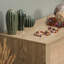 Armoire d'appoint en rotin naturel à 3 tiroirs et 2 portes Atwood