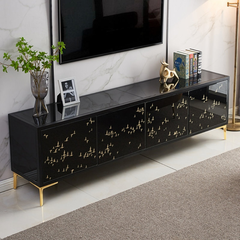 Meuble télé moderne et minimaliste noir