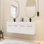 Meuble-lavabo mural 60 po avec lavabo double en résine à rebords épais et portes à fermeture en douceur-104351234-104351260