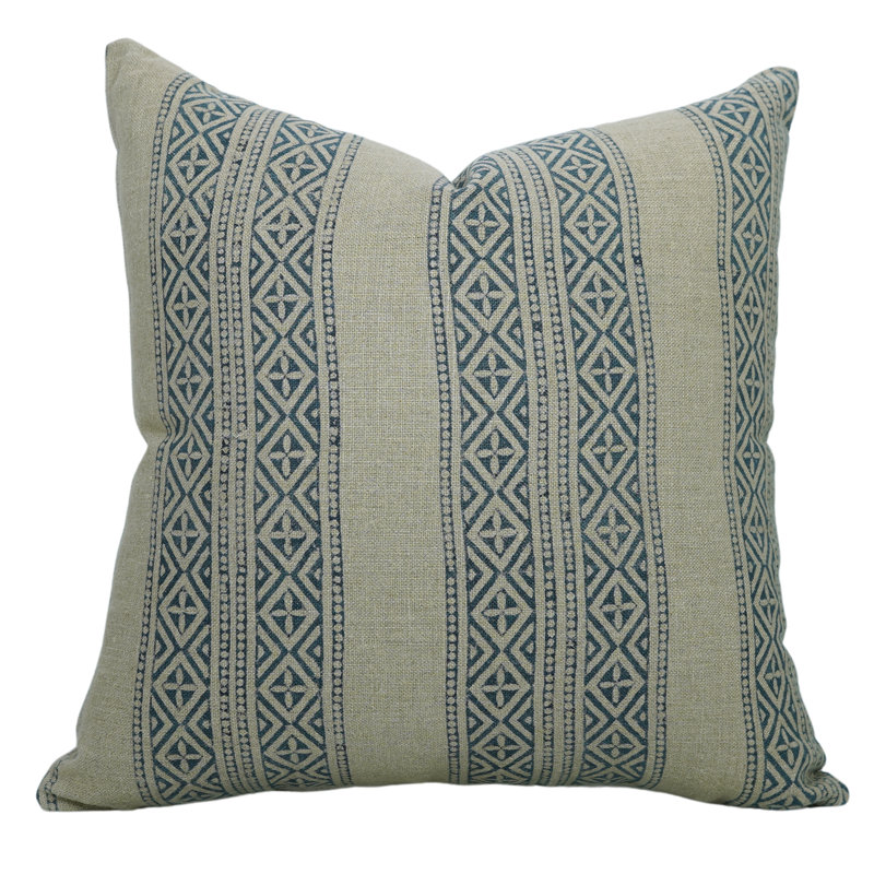 Housse de coussin en coton Floral, H 14 po x l 14 po