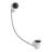 PVC Cable Drain & Overflow for 17" - 22" Deep Alcove Tubs - Matte Black-117813271