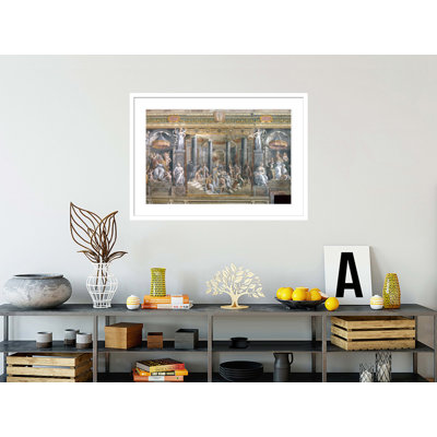 Baptism of Constantine by Raphael -Framed Giclee Print