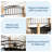 Bed Frame with Headboard, Twin Platform Bed Frame Wooden Slat Support, No Box Spring Needed-1595646786