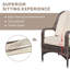 2 - Person Patio Dining Set with Round Table , Cushions Included-488712724