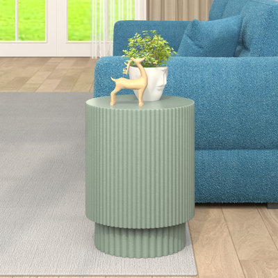 Table basse H-Barrel, table basse de style nordique, table basse ronde
