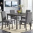 Dochas Dining Table Sets Included One Rectangular Table And 4 Chairs-105705824-105705826-105705831