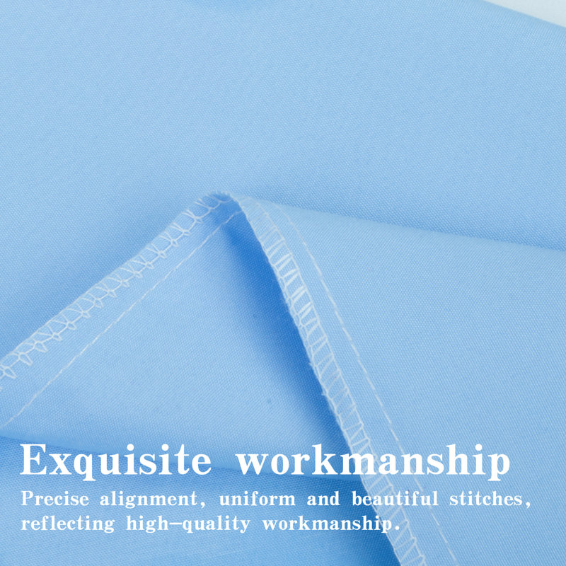 Drap plat en microfibre , Bleu ciel, Drap plat pour lit simple TG