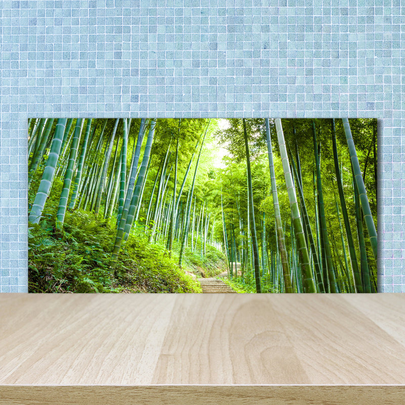 Coulonge 50cm W x 100cm L Glass Peel and Stick Panel