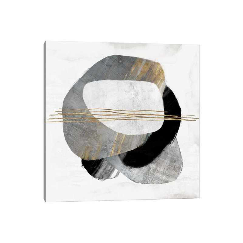 «Through Dimensions II» par PI Studio - peinture sur toile tendue, H 18 po x l 18 po x P 1,5 po