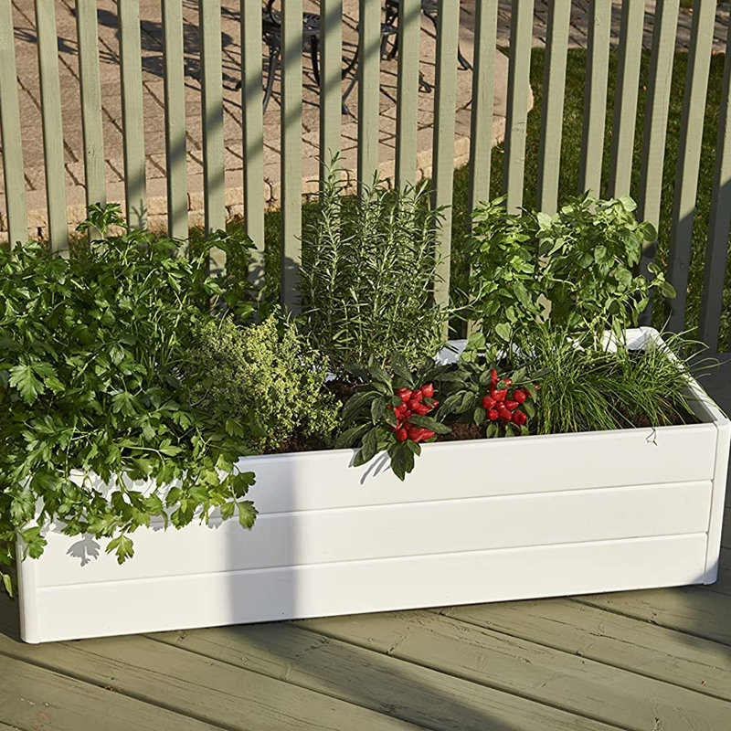 Boîte à fleurs en plastique 