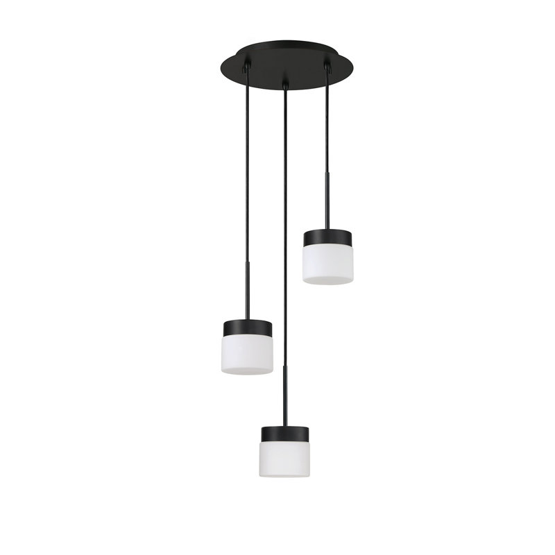 Poêle noire 3 lumières Ikee