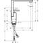 AXOR Edge Single-Hole Faucet 190, 1.2 GPM-90858615