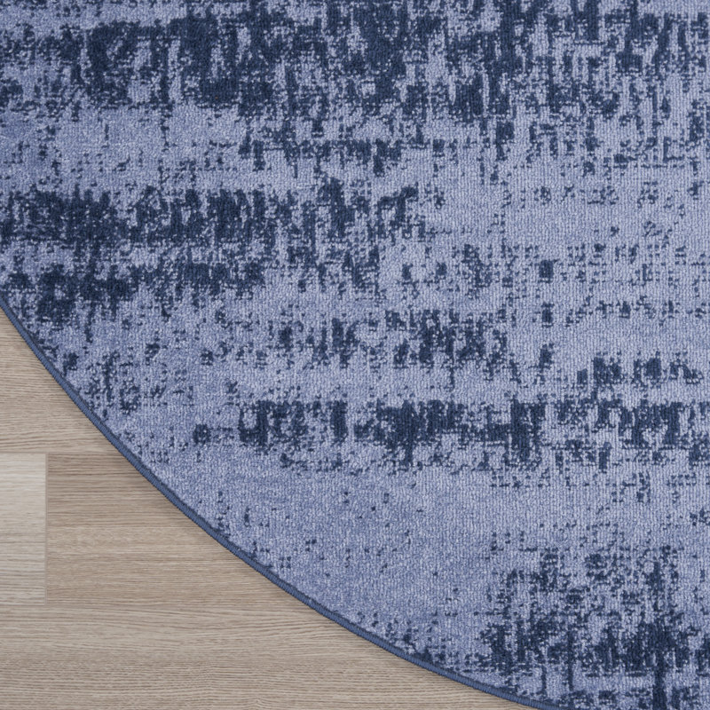 Tapis intérieur / extérieur Nourison Essentials Denim, Rond 4 pi