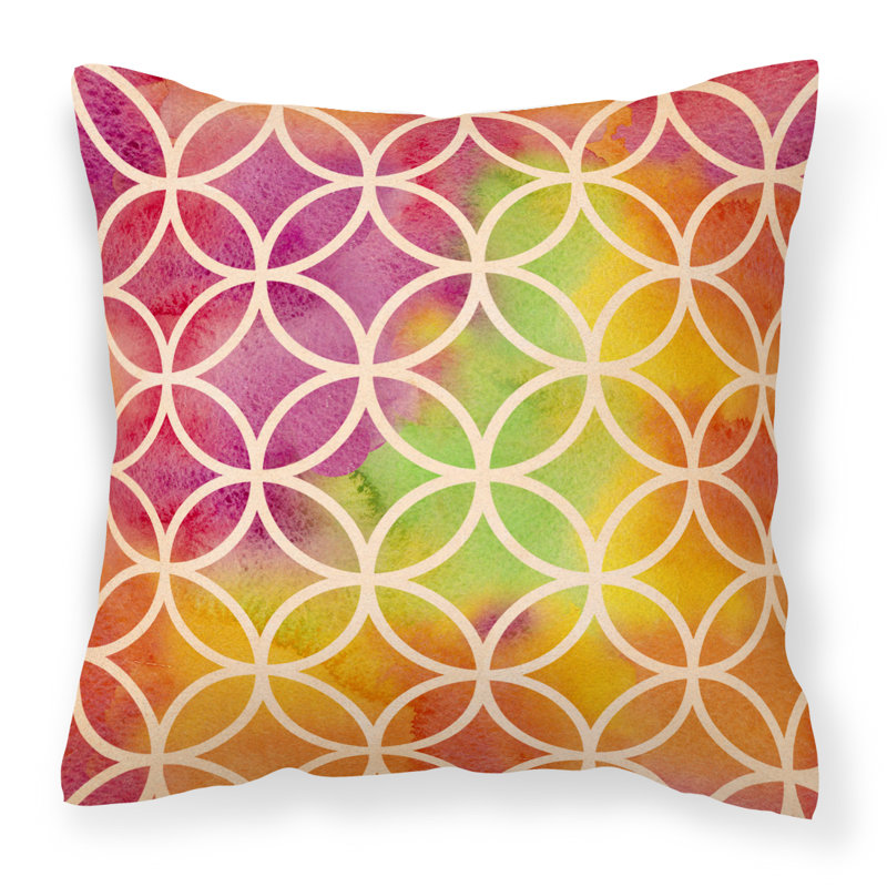  Coussin décoratif Rainbow, 18 po x 18 po
