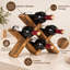 4 - Bottle Wine Bottle Rack in Brown