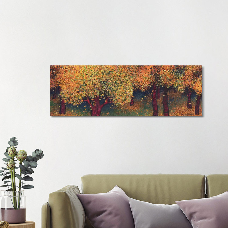 Octopus Ghost Oak by Philippe Manguin - Panoramic Print on Canvas, 121.92 cm H x 40.64 cm W x 1.91 cm D, No Framed