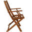 Fauteuil de patio en teck
