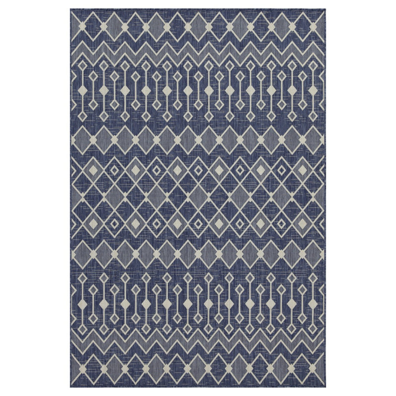 Tapis élégant en polypropylène durable pour les espaces intérieurs et extérieurs